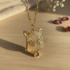 cat_shaped_popsicle_charm_with_rose_gold_anti_tarnish_chain