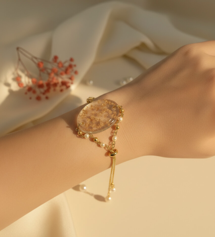 rose_flakes_anti tarnish_adjustable_bracelet_3