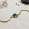 Bluebell resin anti-tarnish bracelet (2) Resin jewellery