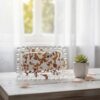 Real rose resin bubble coffee tray Real rose resin bubble coffee tray