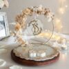 Resin engagement ring platter Resin engagement ring platter
