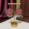 Silver Bloom Oxidised Resin Flower Jhumka Silver Bloom Oxidised Resin Flower Jhumka