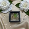 Green sparkle resin anti-tarnish stone bracelet