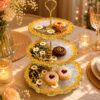 3-tier resin cookie and serving platter 3-tier resin cookie and serving platter